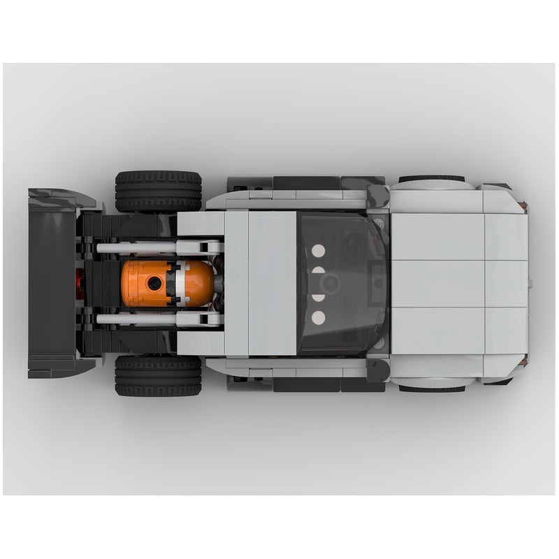 8-Wide Hydrogen-Hybrid Time Attack Race Car MOC Building Kit - 4