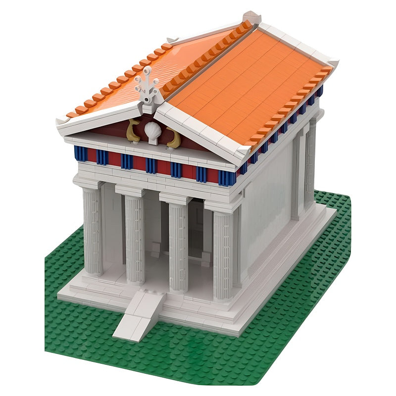 Ancient Greek Temple of Poseidon MOC Building Kit - 4
