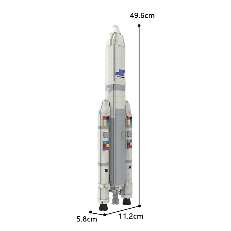 Ariane 5 Rocket MOC Building Kit | Space Launch Vehicle Model - 9