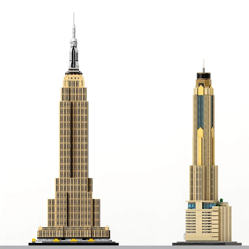 Baiyoke Tower II Bangkok Skyscraper Building Kit | 1:800 Scale LEGO-Compatible MOC - 4