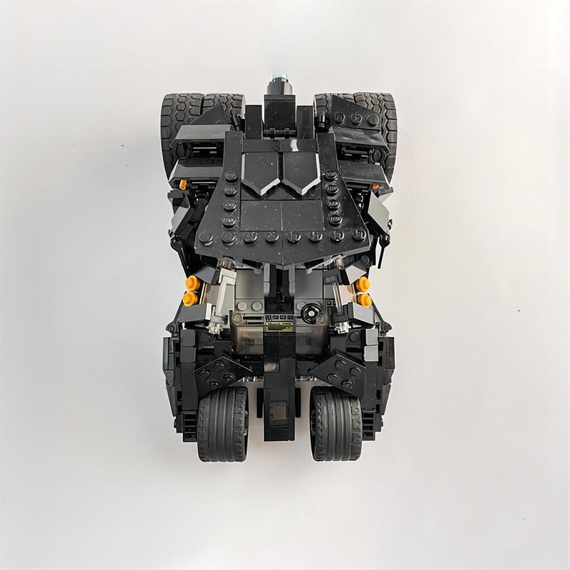 Black Futuristic Armored Pursuit Car MOC Building Kit - 5