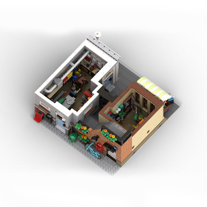 Carpenter's Shop Modular Building Kit | LEGO-Compatible MOC - 12