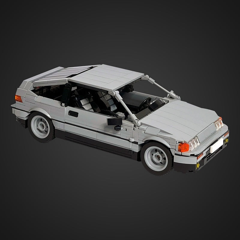 CR-X Compact Sport Hatchback MOC Building Kit | Classic Car Model - 7