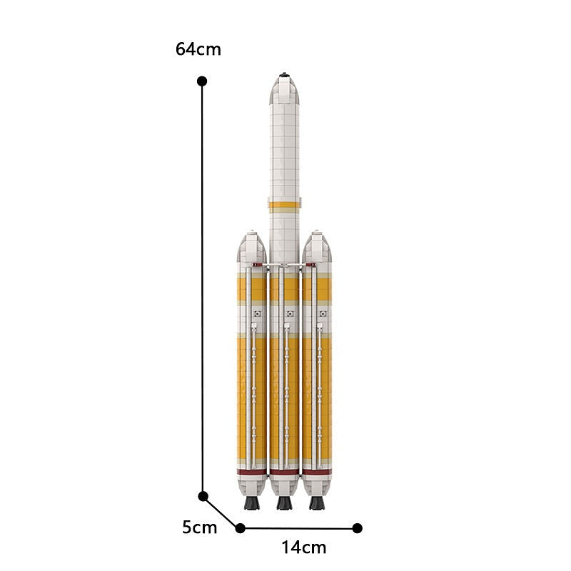 Delta IV Heavy Rocket MOC Building Kit | Orbital Launch Vehicle Model - 4