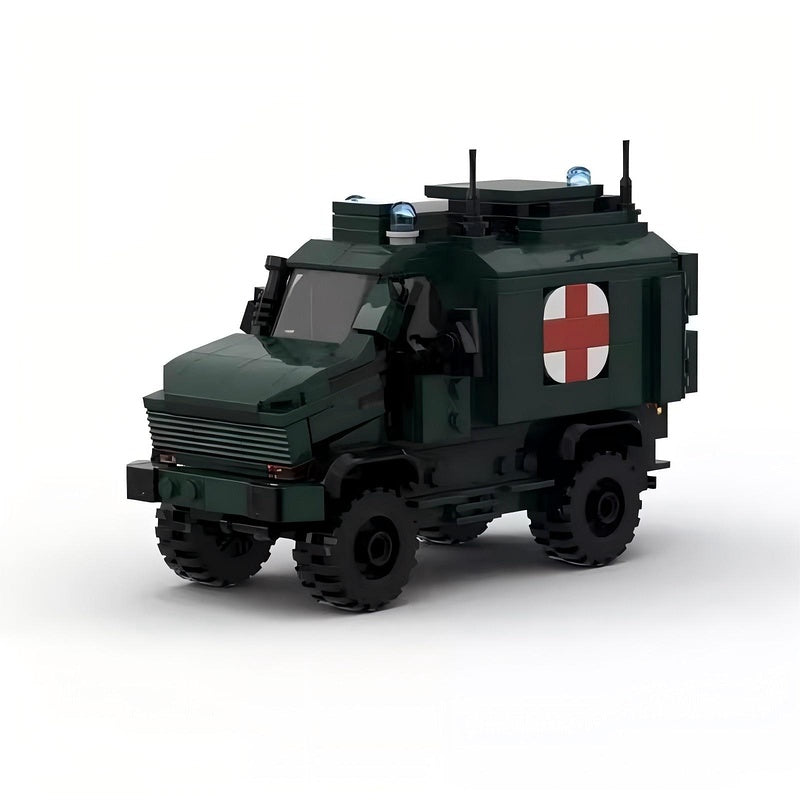 Dingo 2 Armored Ambulance MOC Building Kit | Military Vehicle Model - 4