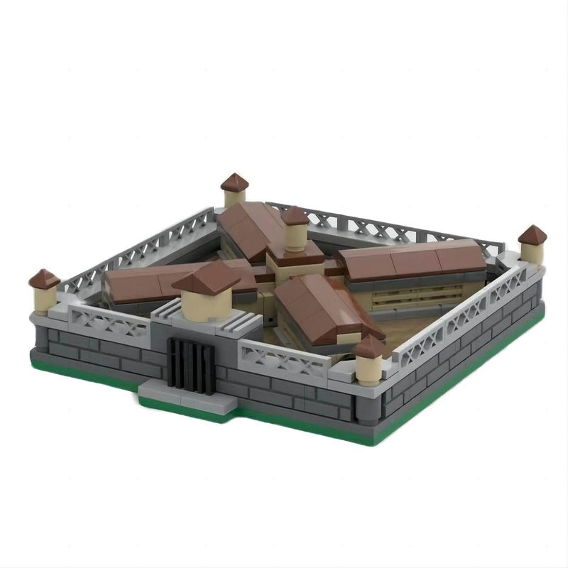Eastern State Penitentiary Historic Prison Building Kit | LEGO-Compatible MOC - 3