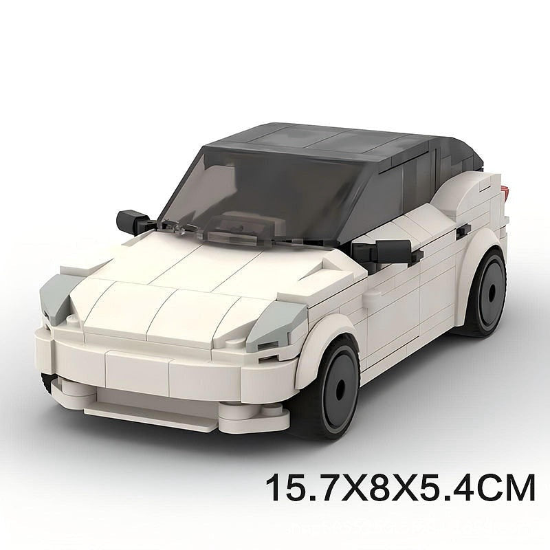 Electric Crossover Car MOC Vehicle Building Kit | Modern EV Model - 9