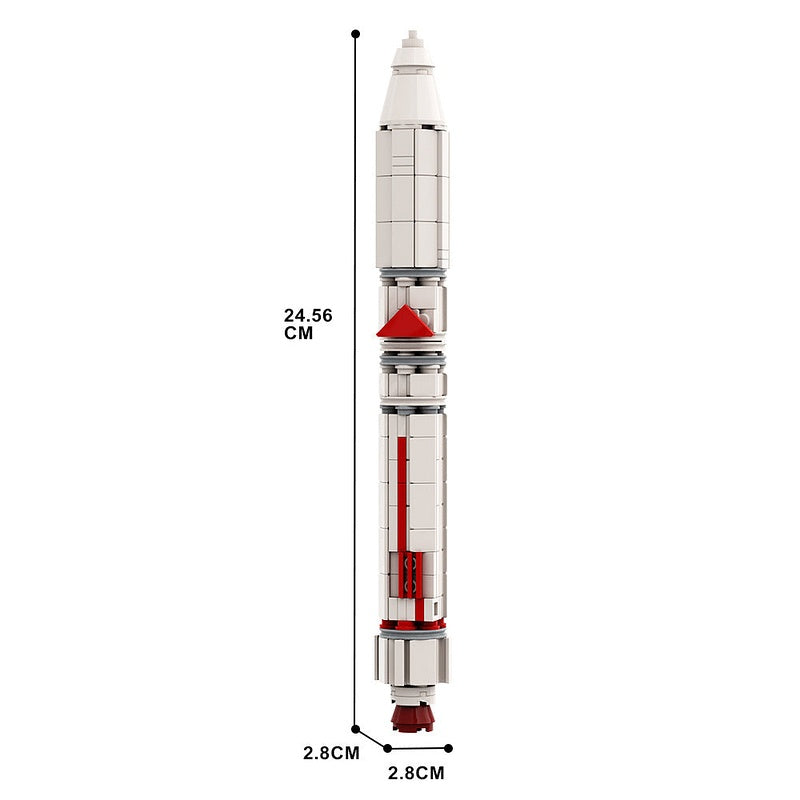 Epsilon Rocket MOC Building Kit | 1:110 Scale Space Launch Model - 5