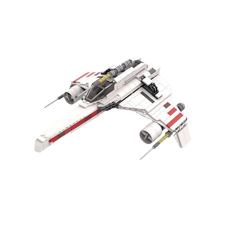 Escort Wing Starfighter MOC Spaceship Building Kit | Futuristic Fighter - 8