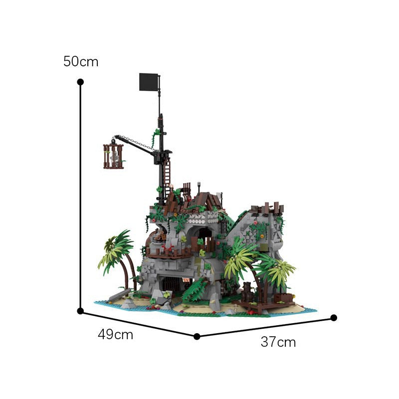 Forbidden Island MOC Building Kit | Pirate Adventure Diorama - 4