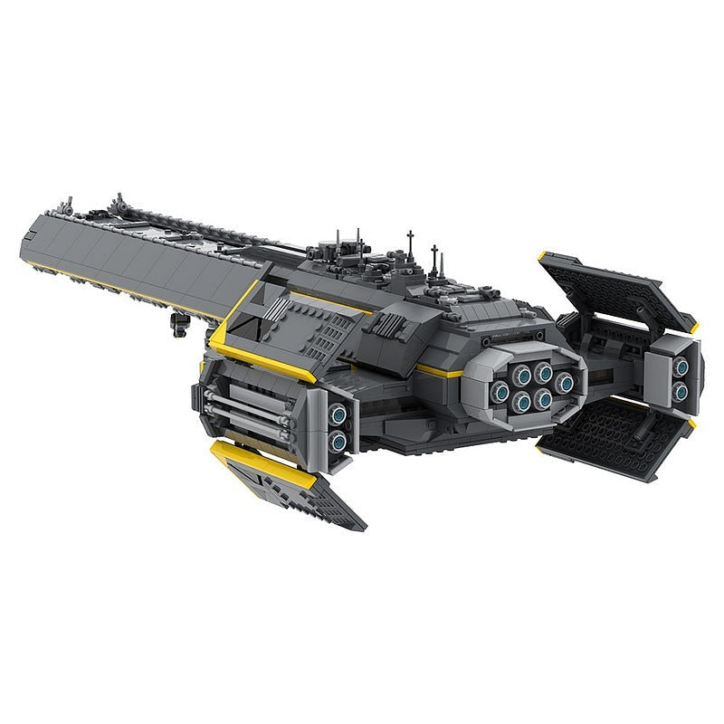 Galactic Fleet Destroyer Spaceship MOC Building Kit - 6