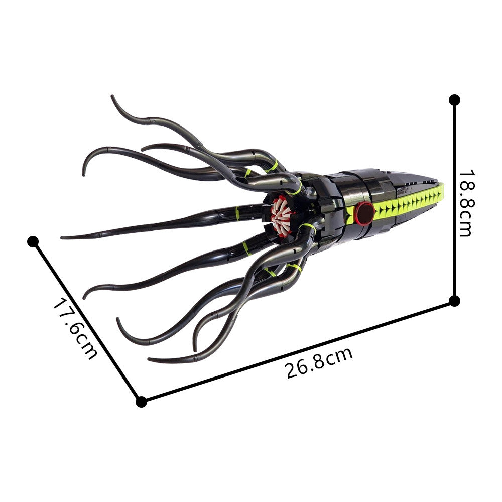Giant Squid Building Kit | LEGO-Compatible MOC - 5