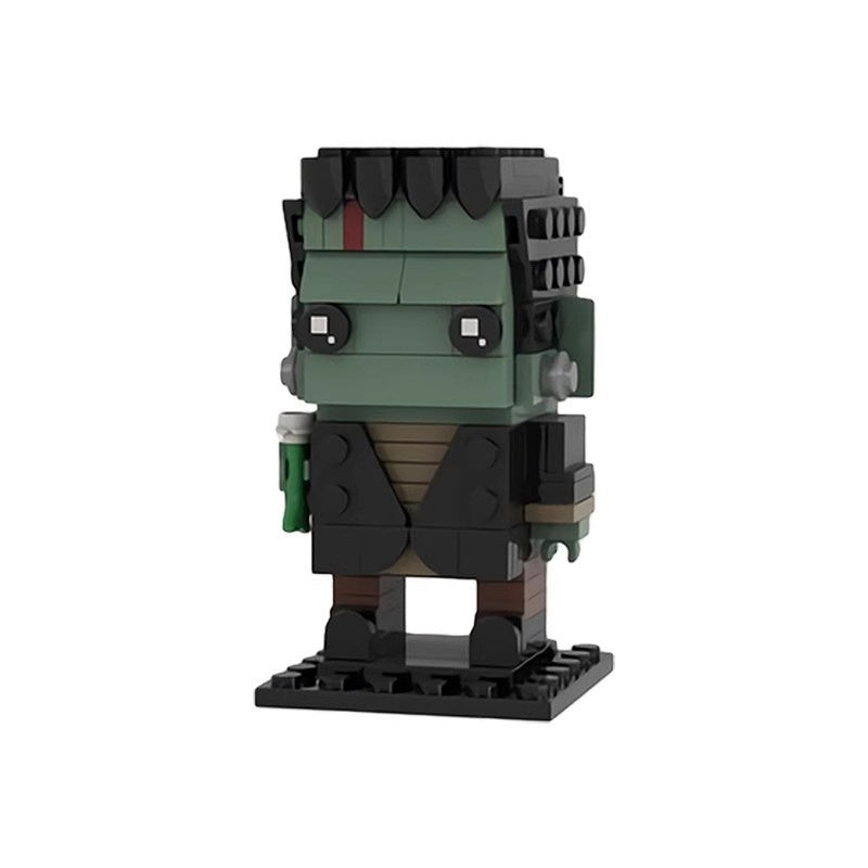 Gothic Lab Monster and Bride Bundle Horror Building Kit |Compatible MOC - 4