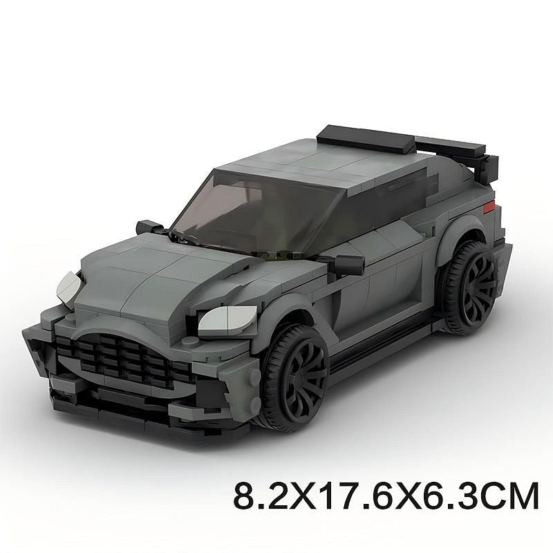 Grey Luxury Performance SUV MOC Vehicle Building Kit | Premium SUV Model - 6