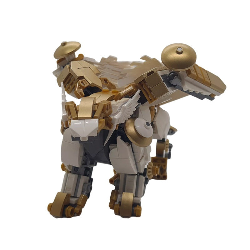 Griffon Machina MOC Fantasy Mechanical Creature Building Kit - 4