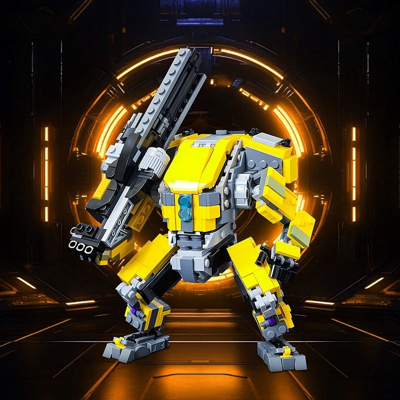 Heavy Assault Titan Mech MOC Robot Building Kit | Sci-Fi Combat Model - 4