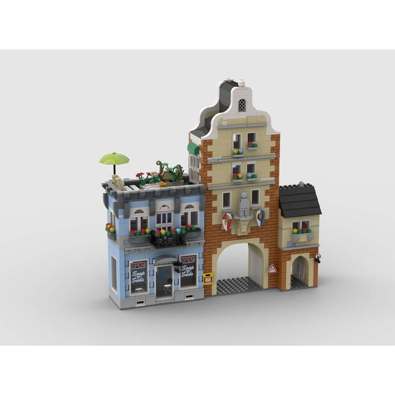 Historic Town Gate & Street Building MOC Building Kit - 1