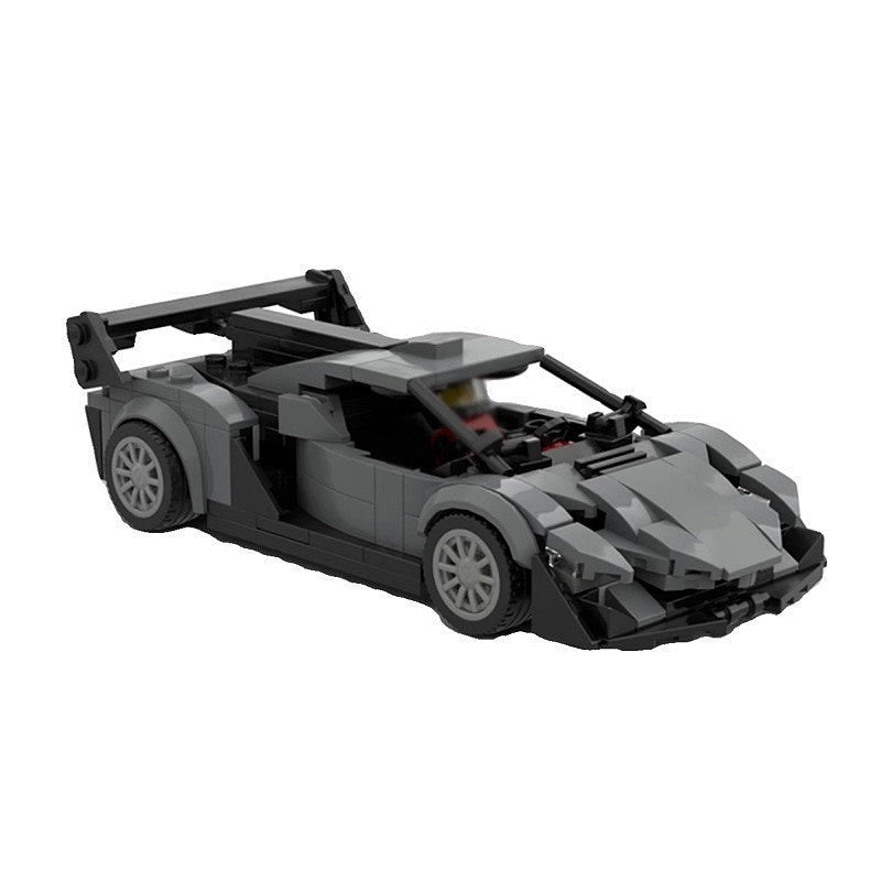 Italian V12 Arrowhead Hypercar MOC Building Kit | 8-Wide Vehicle Model - 3