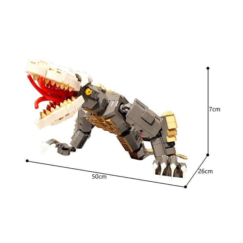 Kaiju Skull Crawler MOC Building Kit | Fantasy Monster Creature Model - 4
