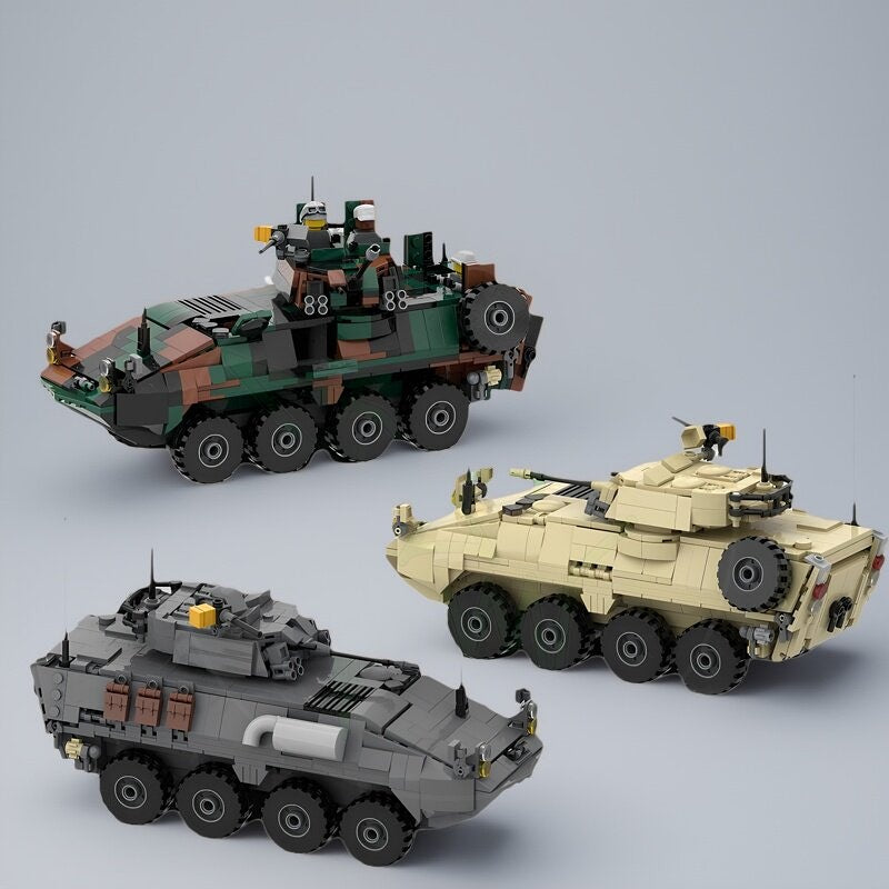 LAV-25 1:35 Light Armored Vehicle MOC Building Kit - 6