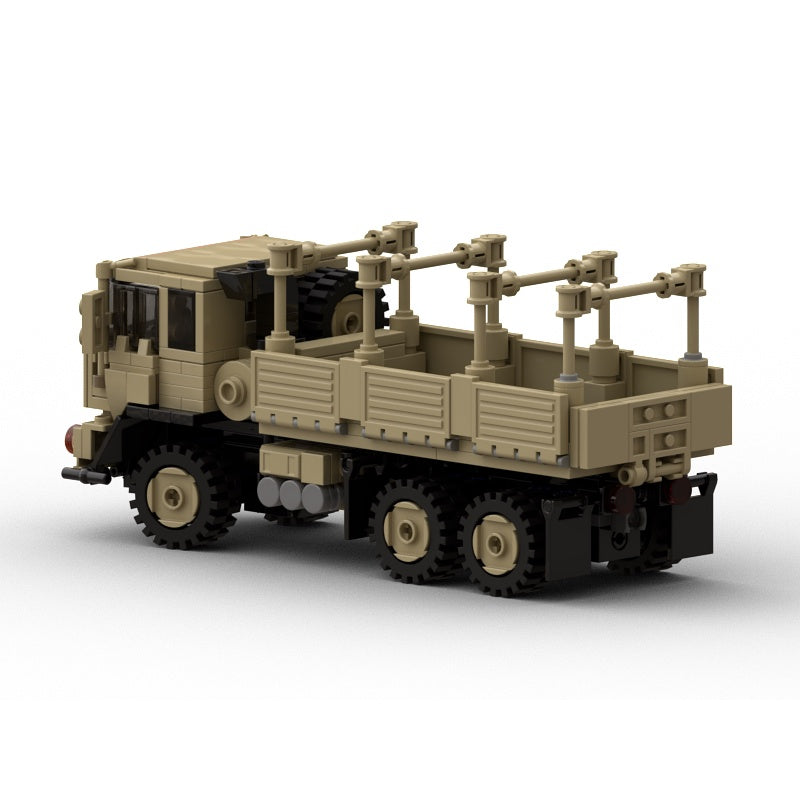 M1083 MTV 5-Ton Desert Tan 6x6 Military Cargo Truck MOC Building Kit - 3