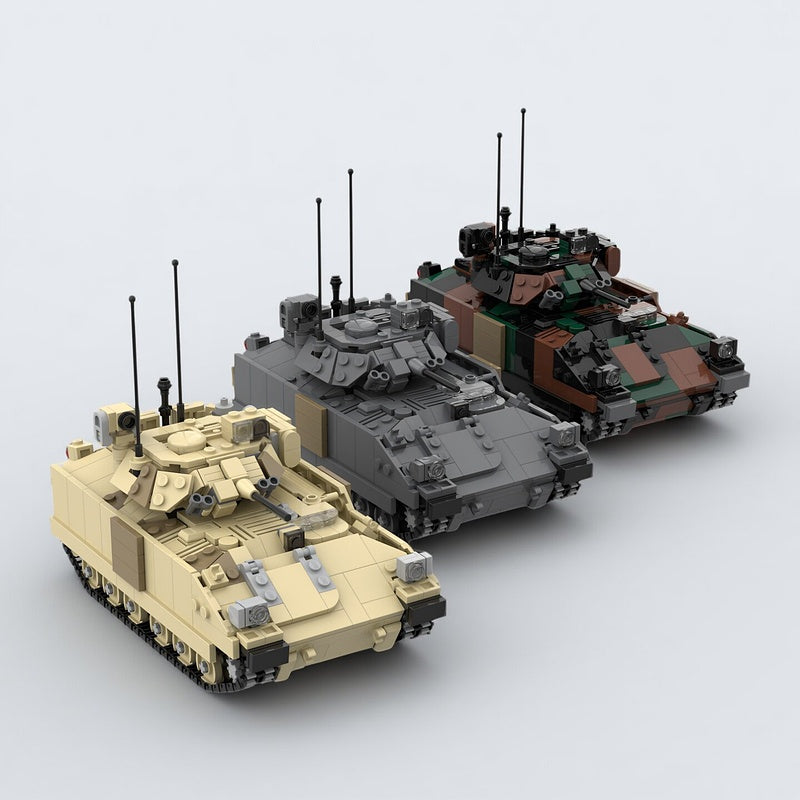 M3A3 Bradley Armored Fighting Vehicle MOC Building Kit - 8