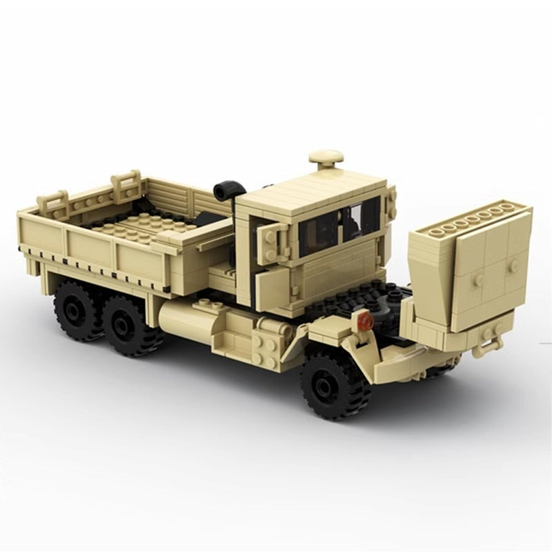 M939 Cargo Truck MOC Building Kit | 6x6 Military Transport Vehicle - 4