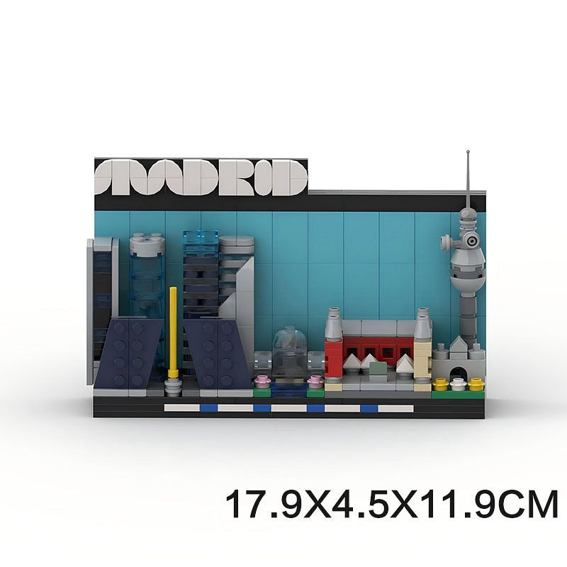 Madrid Postcard Building Kit | LEGO-Compatible MOC - 2