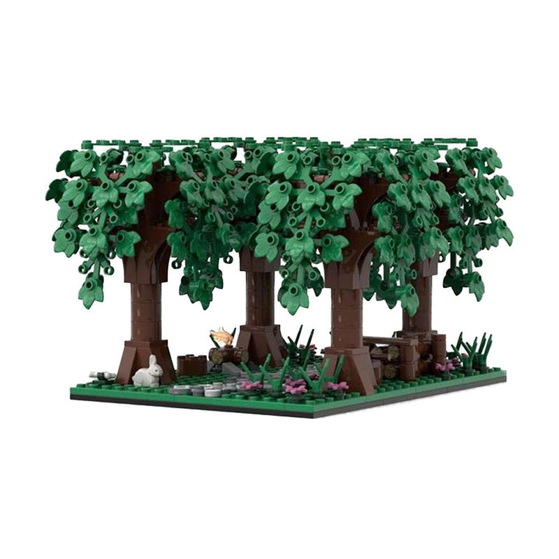 Medieval Forest MOC Building Kit | Fantasy Woodland Diorama - 6
