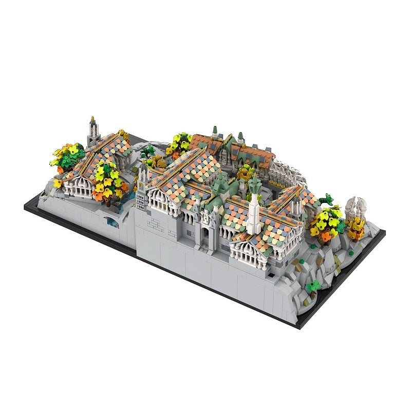Mini Elven Valley Architecture MOC Building Kit | Fantasy Landscape - 5