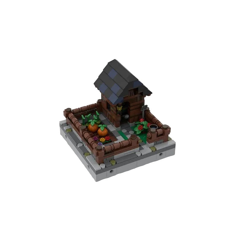 Mini Medieval Garden MOC Building Kit | Fantasy Village Architecture - 5