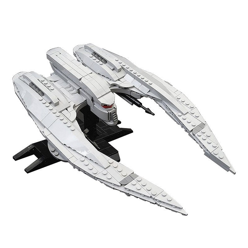 MK II Sci-Fi Starfighter MOC Spaceship Building Kit - 4