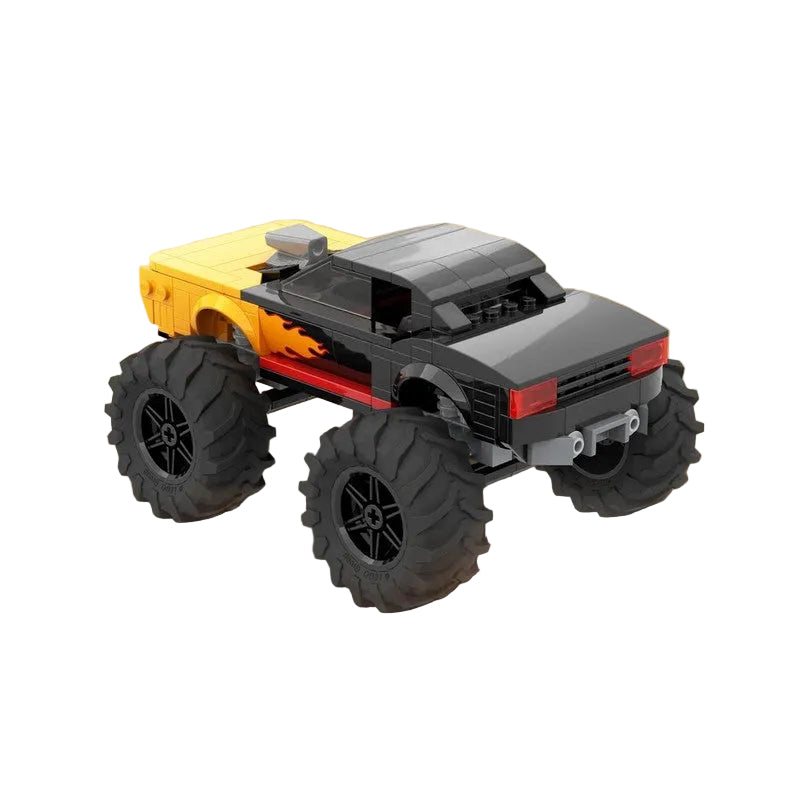 Monster Muscle Car Building Kit | LEGO-Compatible MOC - 2