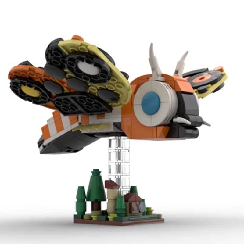 Mythical Guardian Moth MOC Building Kit | Fantasy Creature Figure Model - 4