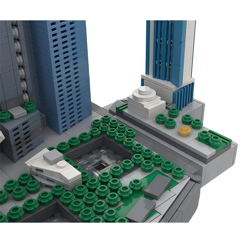 New World Trade Center NYC MOC Skyscraper Building Kit | Manhattan Tower Model - 6