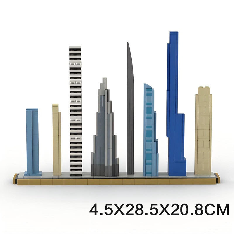 New York Billionaires' Row Skyline Building Kit | LEGO-Compatible MOC - 5