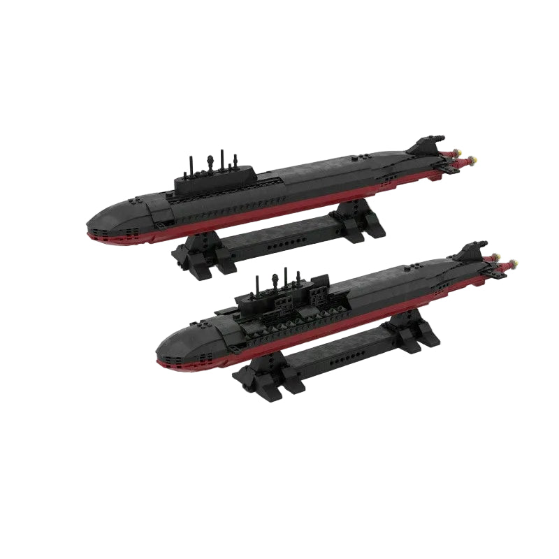 Oscar II Class Kursk Submarine 1:300 Scale MOC Building Kit - 4