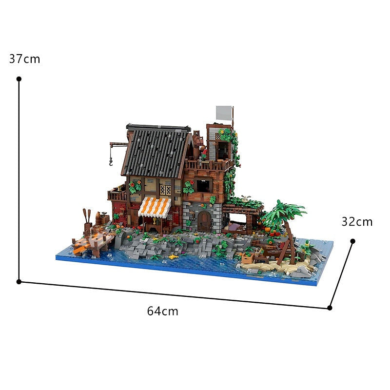 Pirate Van Dyke's Island MOC Building Kit | Adventure Diorama - 4