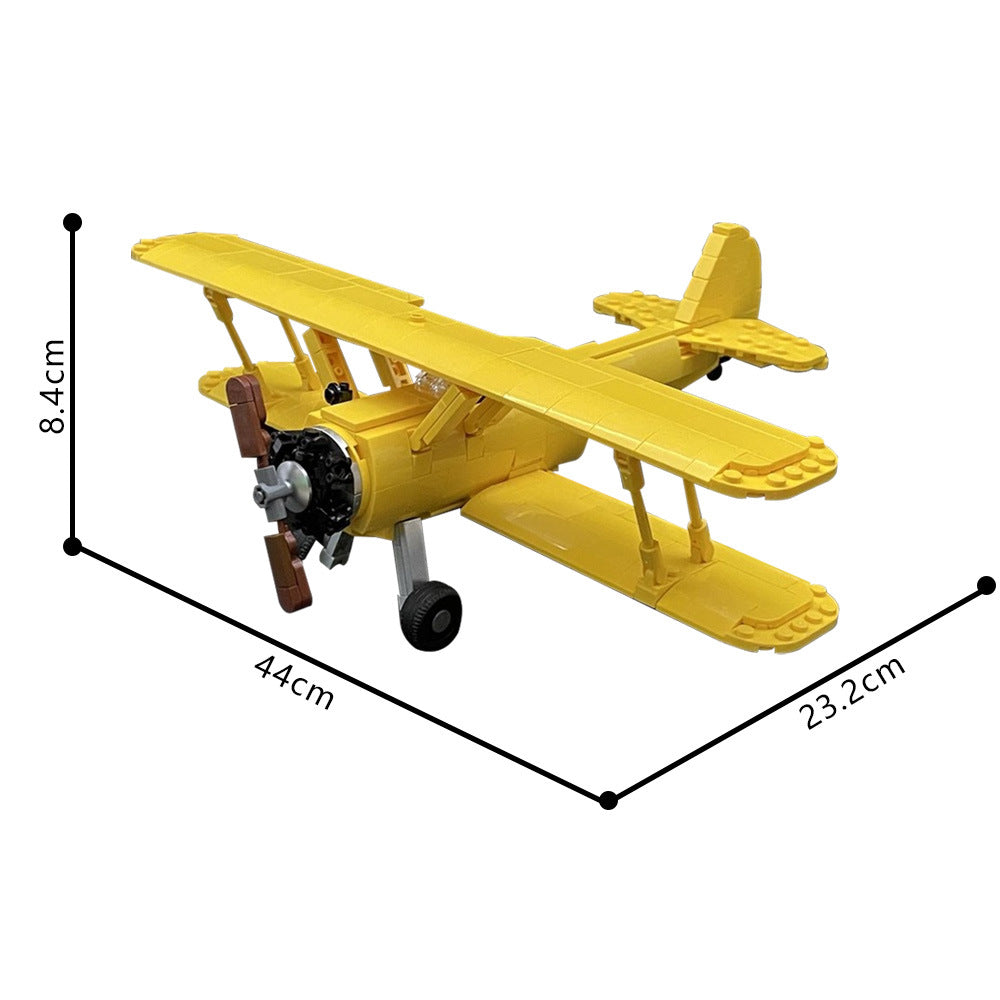 PT-17 Stearman Building Kit | LEGO-Compatible MOC - 5