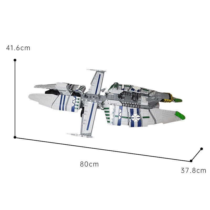 Sci-Fi Capital Star Frigate Building Kit | UCS-Scale MOC - 5