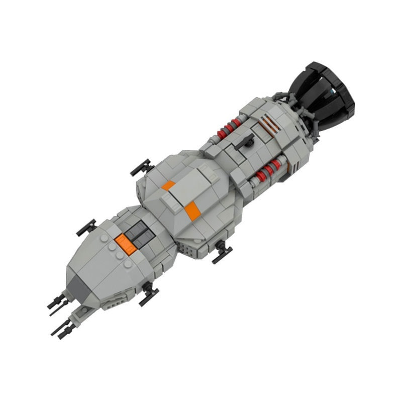 Sci-Fi Martian Gunship Mini MOC Spacecraft Building Kit - 16