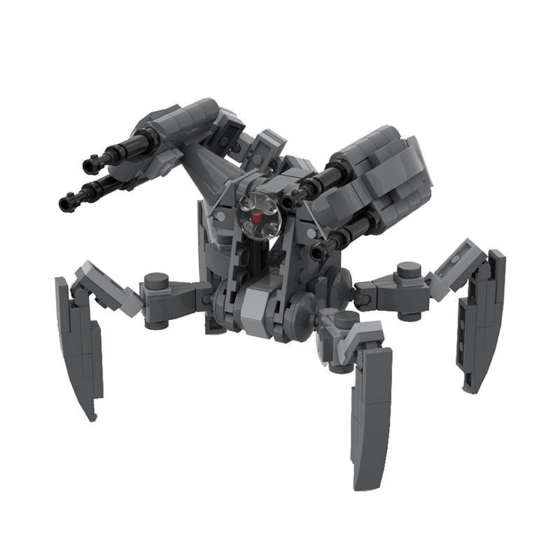 Sci-Fi Shielded Combat Droid MOC Building Kit | Armored Robot Model - 5