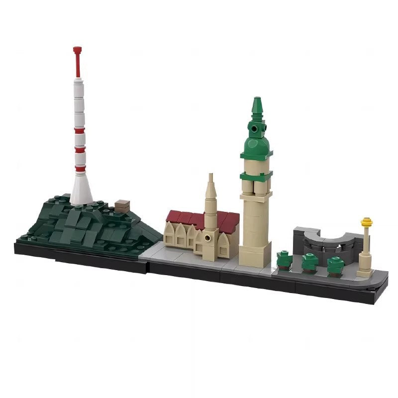 Sopron Skyline Building Kit | LEGO-Compatible MOC - 3