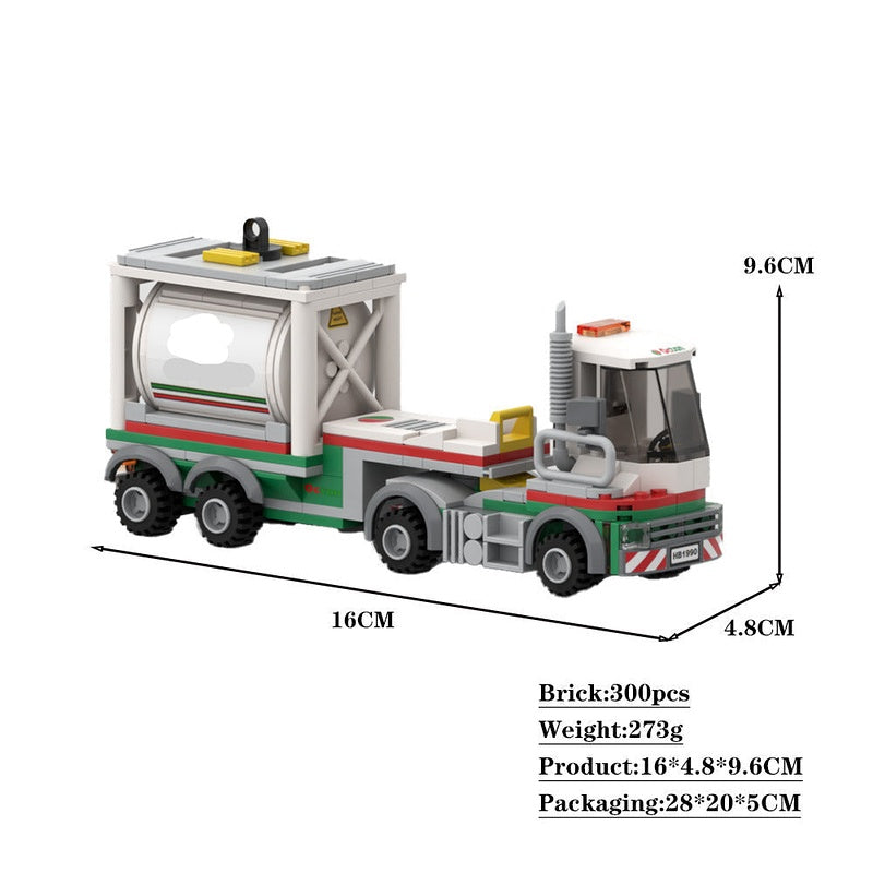 Terminal Tractor MOC Building Kit | Industrial Cargo Vehicle Model - 4