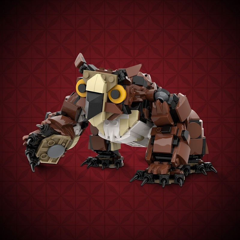 The Grand Owlbear MOC Fantasy Creature Building Kit - 4