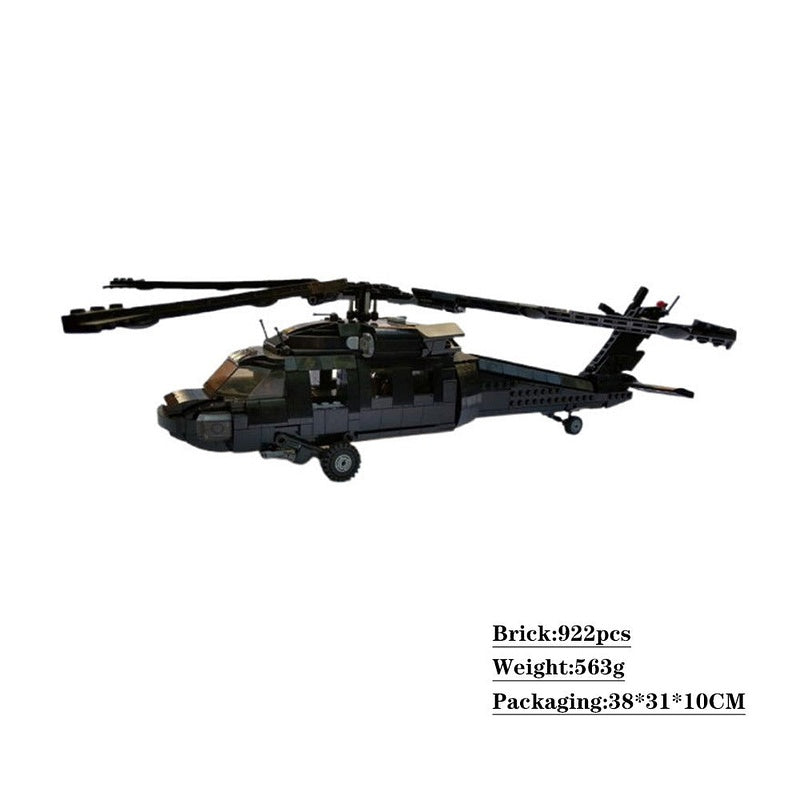 UH-60 Utility Transport Helicopter MOC Building Kit | Aircraft Model - 7