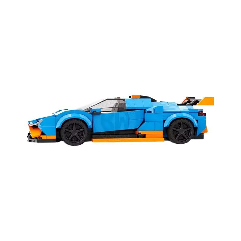 V10 Track Supercar MOC Building Kit | Aerodynamic Hypercar Vehicle Model - 5