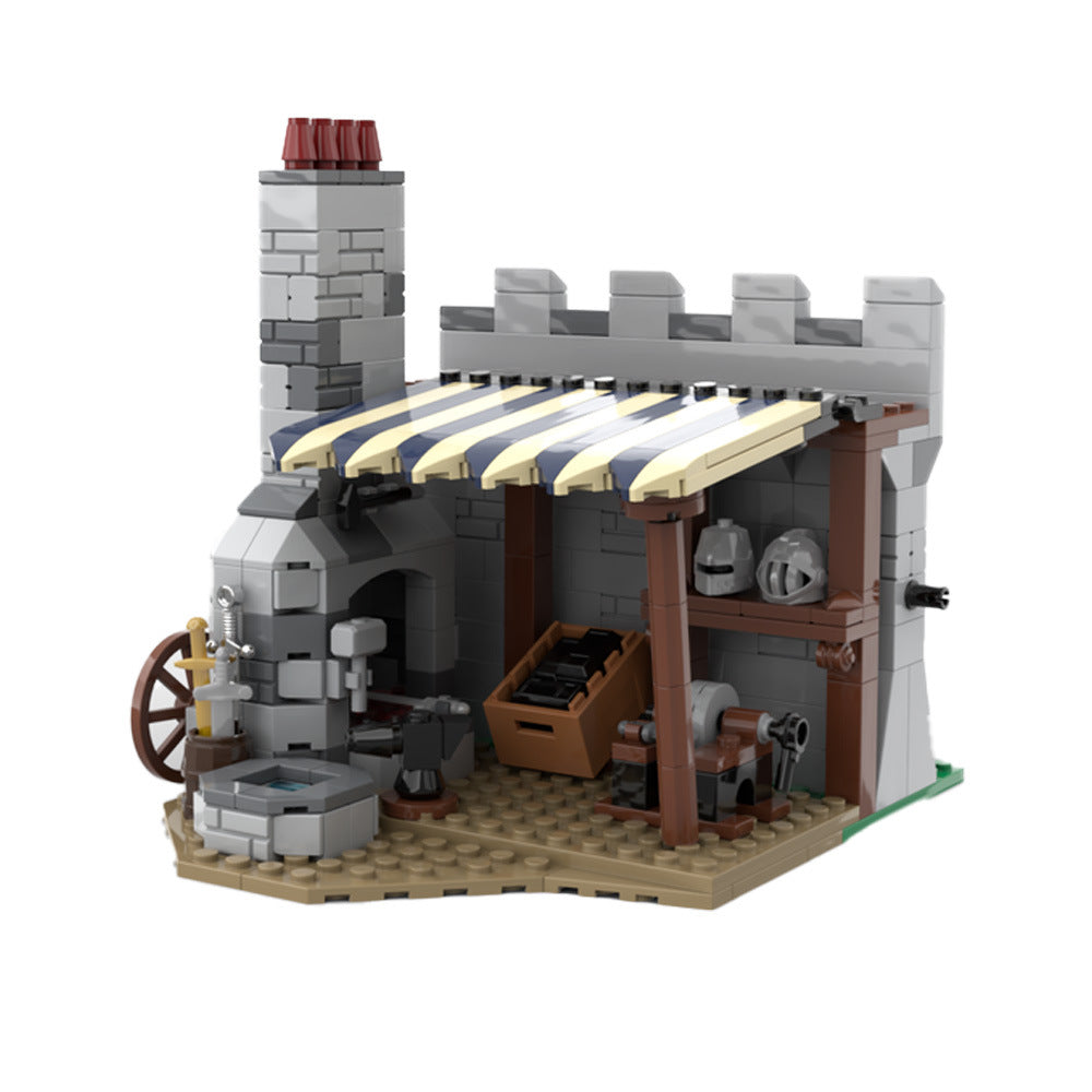 Medieval Blacksmith MOC Building Kits | Compatible with LEGO Bricks