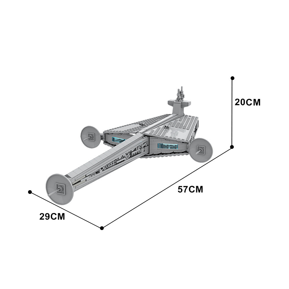 1:1455 cantwell-class arrestor cruiser | star wars | moc-97303 - 4