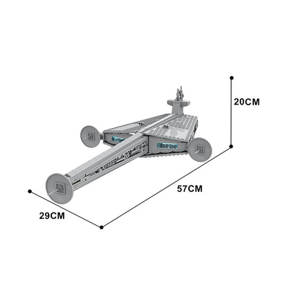 1:1455 cantwell-class arrestor cruiser | star wars | moc-97303 - 4